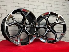 4X 20" RS6 C8 style Black Silver 5X112 alloy wheels for Audi A4 A5 A6 A7 Q5 Q7