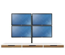 Quad Monitor + Stand Bundle -