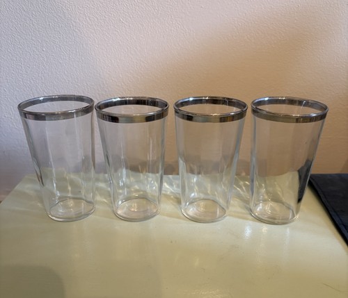 Set clear glass silver - of,