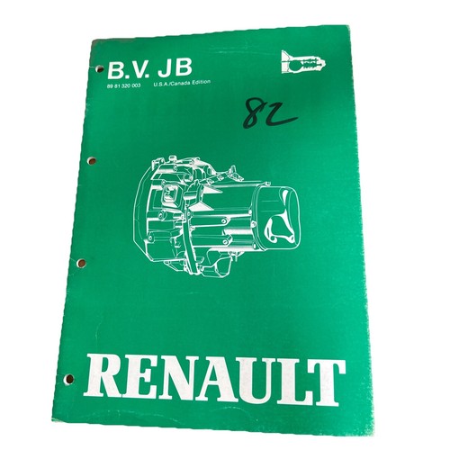 1982 renault jb - jb, manual