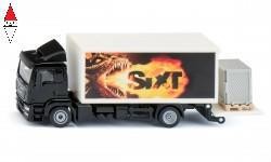 Siku man truck with box - siku, 1/50
