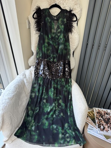 Zara feather sequin - sequin, detail