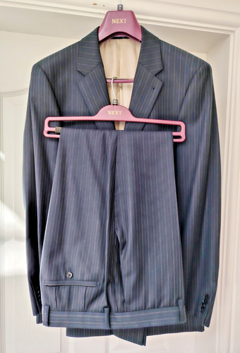Next black pinstripe woolmark - next,