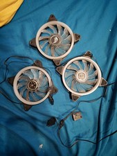 Three Generic Pc Fans 120mm Case Fan Cooling Fans for Computer Case