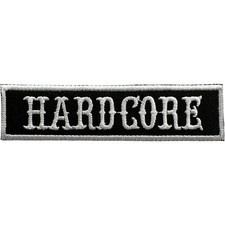 Hardcore Iron Sew On Patch