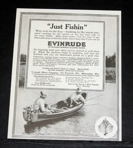 1917 old magazine print - magazine, ad