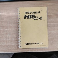 Hanix h15b parts catalog - parts,