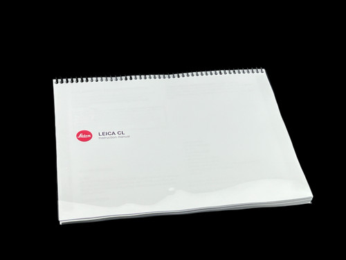 Leica instruction manual - cl,