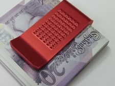 SILK RED MONEY CLIP HOLDER