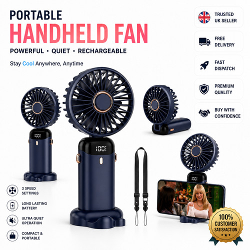 Mini handheld fan portable - handheld,