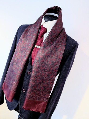 Men vintage paisley red - vintage,