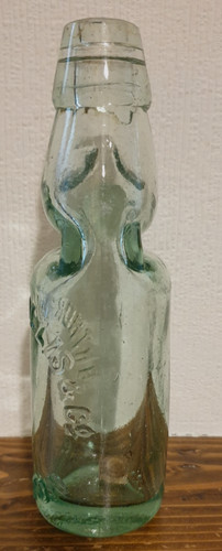 Antique aqua glass codd neck - aqua, codd-neck