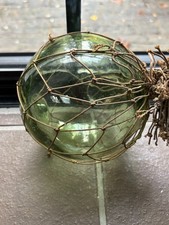Vintage Pale Green Glass Fishing Net Float