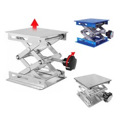 Lift Table 4'x4' Lab Plate Jack Scissor Stand Platform Router Workbench Table UK