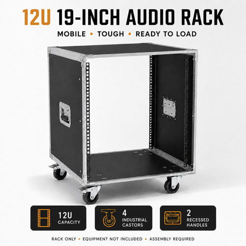 12u open frame rack - 12u, 19”
