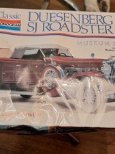 Vintage 1970,s MONOGRAM 1/24 DUESENBURG SJ ROADSTER Model Kit.