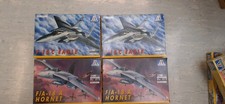 1/144 Italeri 2 x F-18 A Hornet, 2 x F-15 C Eagle