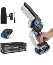 Cordless Brushless Chain saw 6 Inch Mini Electric Handheld Saw – Battery Powered