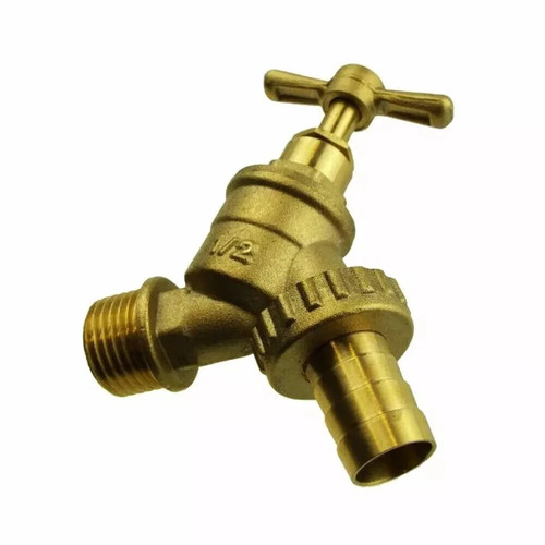 Brass outdoor garden tap - brass,