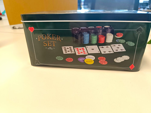 Casino poker set tin - casino,