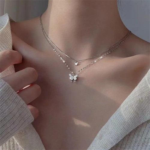 925 sterling silver butterfly - silver,