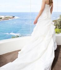 Rare Silk Maggie Sottero Summer Royale Wedding Dress Size 6/4 (UK)