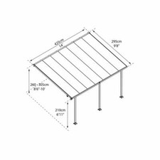 Tuscany patio cover grey - patio,