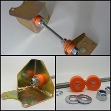 Classic Mini Ultimate Engine Steady For 998 Carb INC ORANGE POLYFLEX UK BUSH Kit
