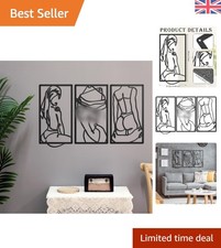 Chic 3-Piece Abstract Metal