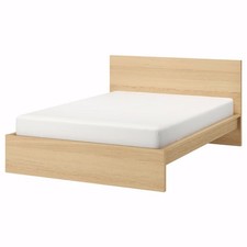 IKEA Malm Double Wooden Bed