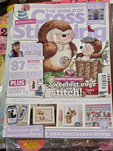 The world cross stitching - world,