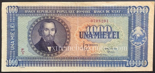 Romania 1000 lei 1950 - 1000,