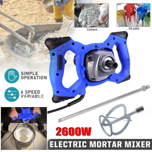 Electric plaster paddle mixer - plaster,
