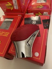 Momo Chrome With Red Leather