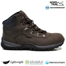 MENS WATERPROOF WALKING HIKING MEMORY FOAM CASUAL WINTER ANKLE BOOTS TRAINERS