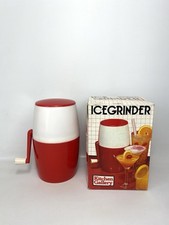 Vintage Ice Grinder Machine - 1960s Crushed Ice Maker - Original Box - GC