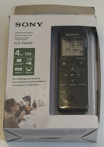 Sony icd px470 digital voice - sony,