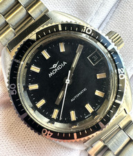 Mondia Automatic Watch Vintage Mini Diver 30mm Steel