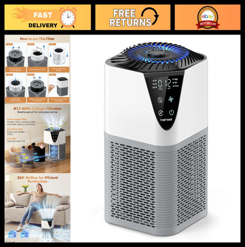 Home air purifier with h13 - air,