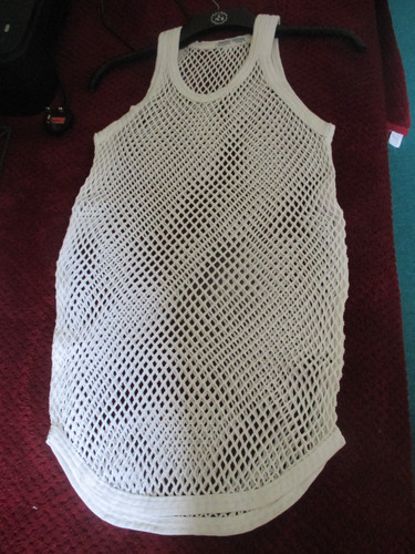 Vintage cotton string vest - vintage,