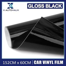 Gloss Black Car Vinyl Wrap