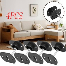 4 Sets Sofa Sectional Joint Connecting Connector Interlocking Bracket Fitting UK