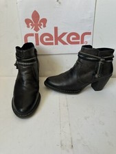 Rieker Leather Ankle Boots