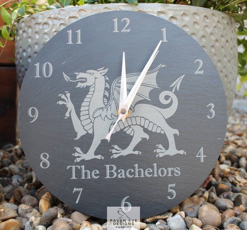 Welsh slate engraved wall - slate,