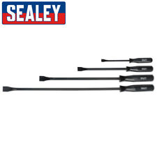 Sealey AK206 Pry Lever bar Set - PRYBAR SET 200-600mm Black Chrome Vanadium 4pc