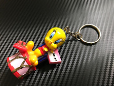 OFFICIAL VINTAGE 1995 TWEETY PIE LOONEY TUNES KEYRING WARNER BROS SUNKISSES