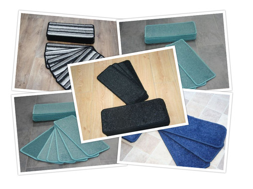 Stair pads sizes few - sizes, designs