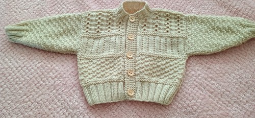 New hand knitted - cardigan, for