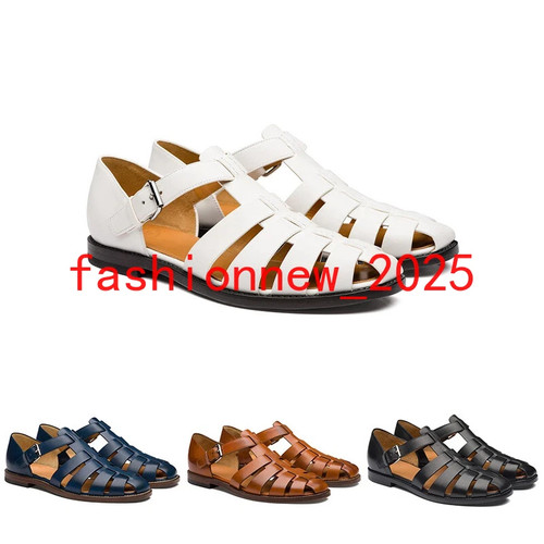 Men leather sandals closed - men,