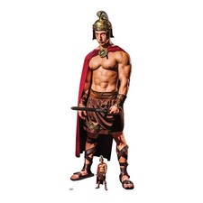 Gladiator Fighter Lifesize Cardboard Cutout with Free Mini Roman Standee